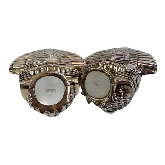 Vintage Silver Turkey Salt and Pepper Shakers - Picture 3 of 8